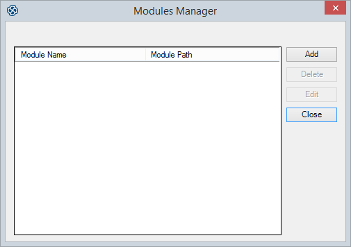 DOORS Modules Manager in Sparx Systems Enterprise Architect.