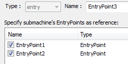 Setting Entry and Exit Connection points in a State Machine using Sparx Systems Enterprise Architect.