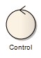A Control element as used on Robustness diagrams.