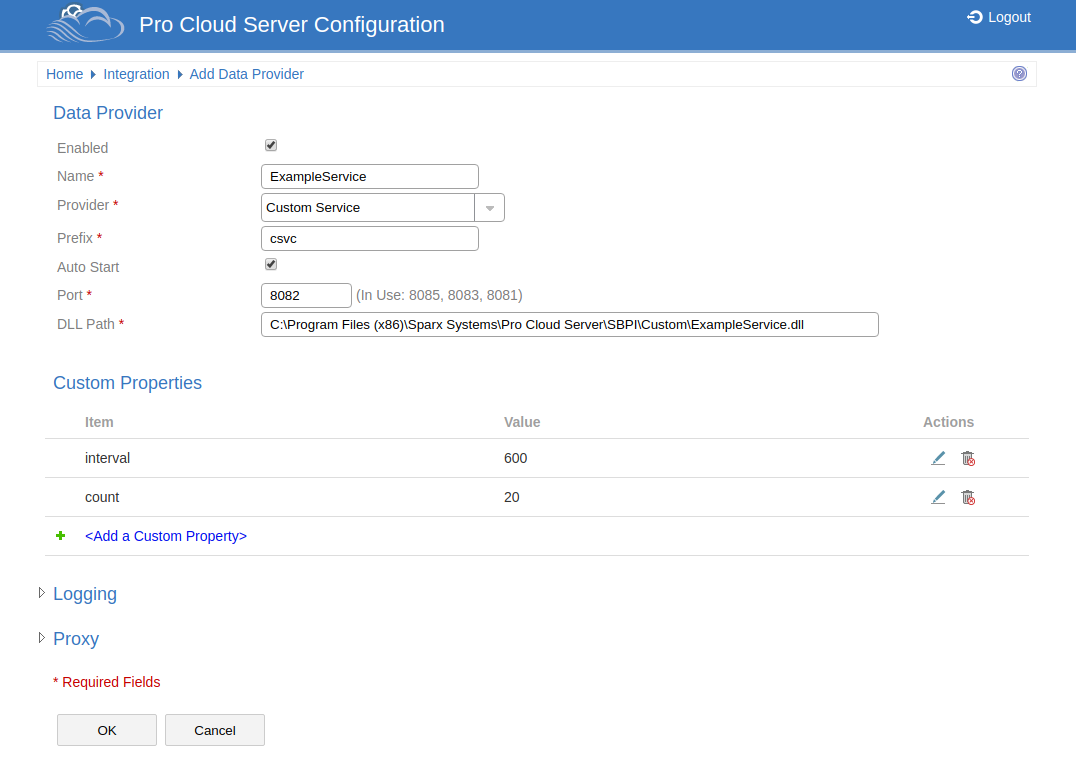 Pro Cloud Server 4.1: EA's PCS Custom Service